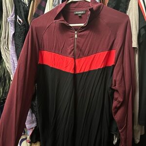 Express 3 Quarter Zip Sweater Dress